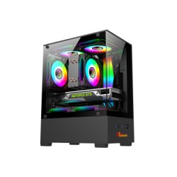 PC Power River View BK M-ATX Gaming Casing