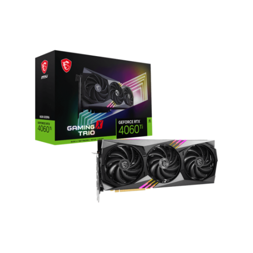 MSI GeForce RTX 4060 Ti GAMING X TRIO 8G GDDR6 Graphics Card