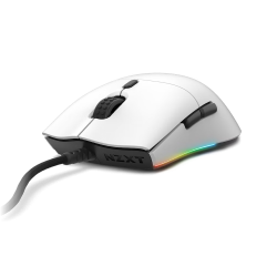 NZXT MS-1WRAX-WM-White LIFT Wired Mouse