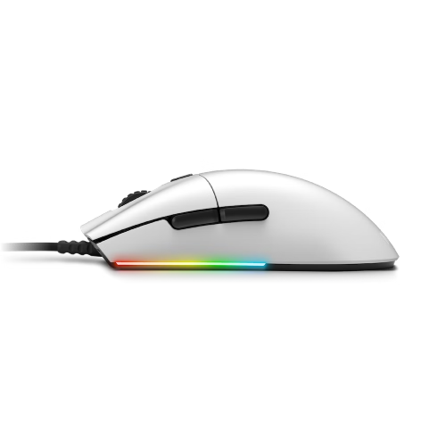 NZXT MS-1WRAX-BM-White LIFT Wired Mouse