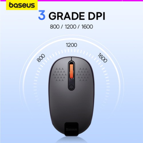 Baseus F01B Ergonomic Dual Mode Bluetooth & Wireless Silent Mouse 