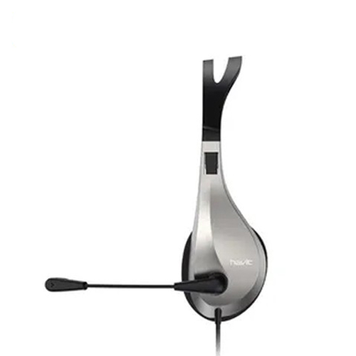 Havit H205d 3.5mm Double Plug with Mic Headphone for Computer