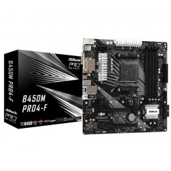 Asrock B450M Pro4-F AMD Motherboard