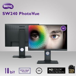 BenQ SW240 PhotoVue 24 inch WUXGA Color Accuracy IPS Monitor for Photography