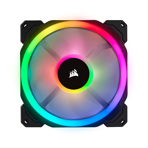 CORSAIR LL140 RGB 140mm Dual Light Loop LED PWM Case Fan