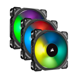 CORSAIR ML120 PRO RGB LED 120MM PWM Premium Case Fan with Lighting Node PRO