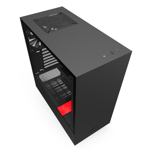 NZXT H510 Compact Black Red Mid Tower Casing