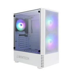 Montech X2 MESH White Tempered Glass Gaming Casing