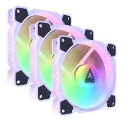 Montech Z3 Pro ARGB PWM 3 IN 1 Casing Fan (White)