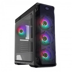 Gamemax StarLight Black-FRGB Mid Tower Black Gaming Casing