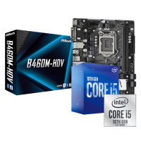 INTEL CORE i5 10400 BUNDLE - 6 CORE - ASROCK H410M-HDV MOTHERBOARD - 8GB  RAM