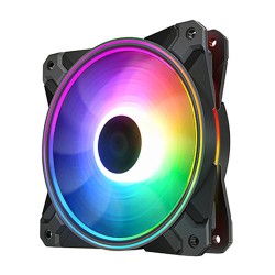 Deepcool CF120 PLUS ARGB Halo Ring Casing Fan (3 Pack)