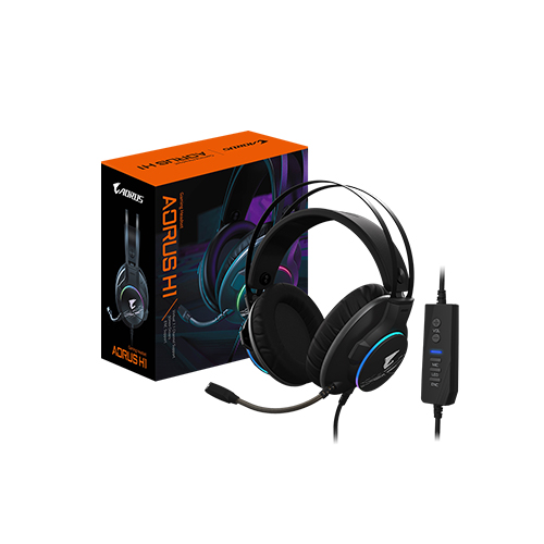 GIGABYTE AORUS H1 7.1 Surround Sound Gaming Headset