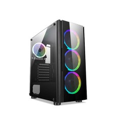 Safeway Tornado MTG-1921 Mid Tower ATX Gaming Casing (Black)