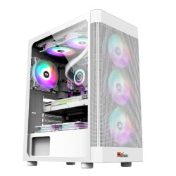 PC Power PG-H350 Icy Mesh ATX Gaming casing (White)