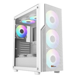 PC Power PG-H450 Zero Mesh ATX Gaming Casing (White)