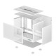 DeepCool CH160 Ultra-portable mini-ITX Case White