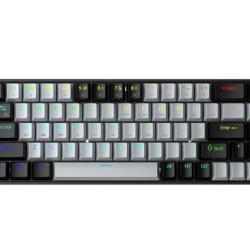 Aula F3268 Wired RGB Hot Swap Gray and Black Mechanical Gaming Keyboard