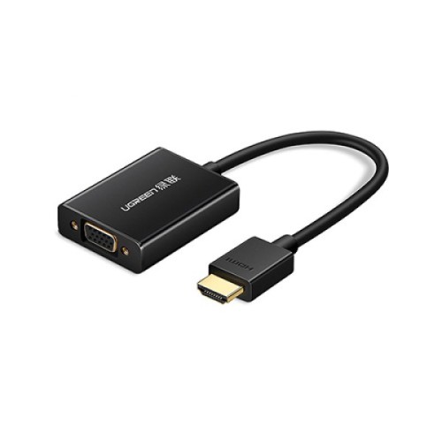 UGREEN MM102 (40233) HDMI to VGA Converter with Audio - Black