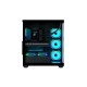 PC Power ICE TOWER ELITE PP-GS500 BK ATX Desktop Gaming Case