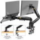 North Bayou F160-FP Laptop Mount with Adjustable Tray for 10-17”Notebook, Full Motion Arm