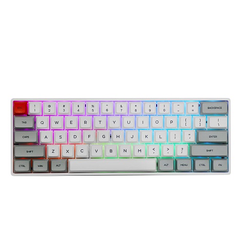 SKYLOONG SK61 Dual Mode RGB Hot Swap (White)