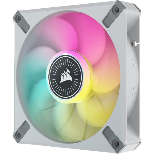 iCUE ML120 RGB ELITE Premium 120mm PWM Magnetic Levitation Fan White Single Pack