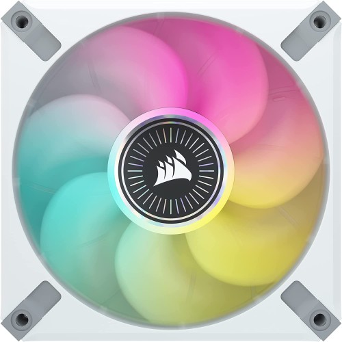 iCUE ML120 RGB ELITE Premium 120mm PWM Magnetic Levitation Fan White Single Pack