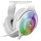 Redragon H350 White Wired Dynamic RGB Gaming Headset