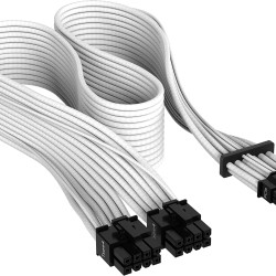 Corsair Premium Individually Sleeved 12+4pin PCIe Gen 5 12VHPWR 600W cable Type 4 WHITE