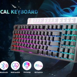 RK Royal Kludge RK92 Tri-Mode Hot Swap RGB Wireless Mechanical Keyboard