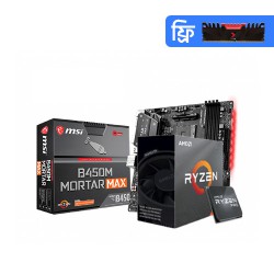 Amd Ryzen 5 Pro 4650G & MSI B450m Mortar Max Combo