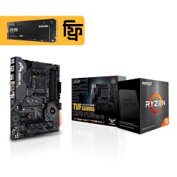 AMD Ryzen 9 5950X With ASUS TUF GAMING X570-PLUS (WI-FI) Mobo CPU Combo