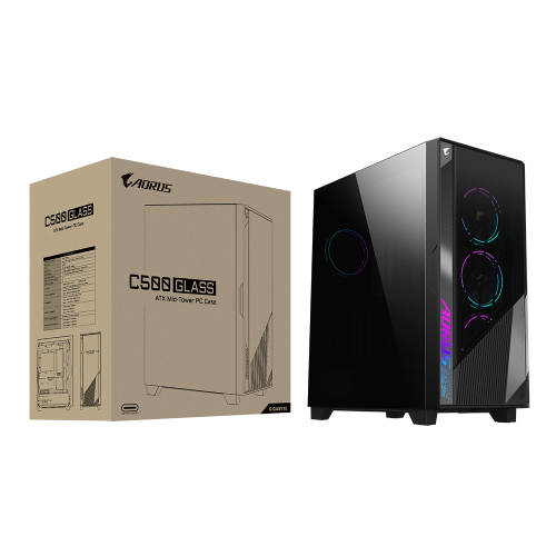 Gigabyte AORUS C500G ATX Mid Tower Gaming Casing