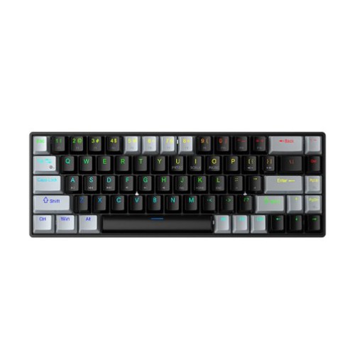 Aula F3268 Wired RGB Hot Swap Gray and Black Mechanical Gaming Keyboard