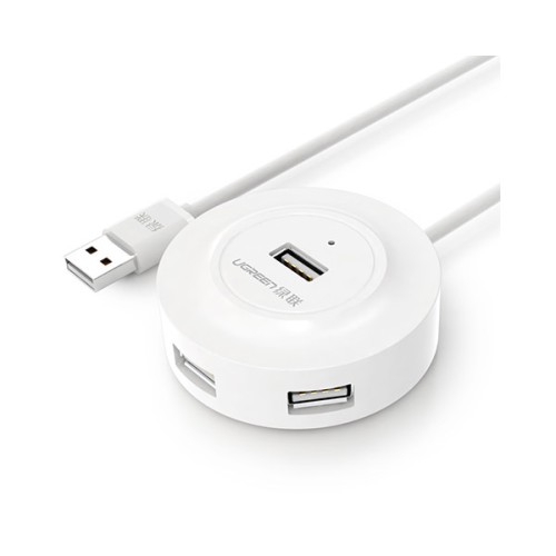 UGREEN CR106 (20270) USB 2.0 Hub 4 Ports 1M - White