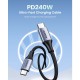 UGREEN US535 (15311) USB-C to USB-C 240W PD Fast Charging Cable - 1m