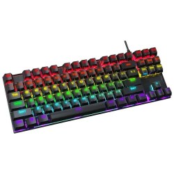 T-WOLF T18 Blue Switch RGB Gaming Mechanical Keyboard