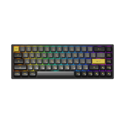 Akko 3068B Plus Black and Gold 65% 68-Key RGB Hotswap