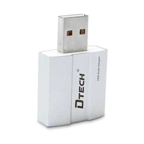 Dtech DT-6006 USB External Sound Card 