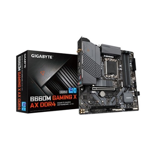 Gigabyte B660M GAMING X AX DDR4 12th Gen Intel Micro-ATX Motherboard