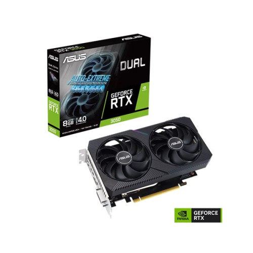 ASUS Dual GeForce RTX 3050 V2 8GB GDDR6 Graphics Card