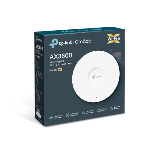 Tp-Link EAP660 HD AX3600 Dual Band Multi-Gigabit Ceiling Mount Wireless Access Point