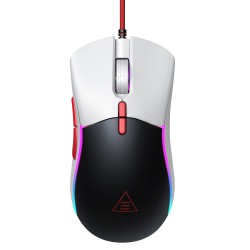 EKSA EM200 RGB Wired Gaming Mouse (Black/White)