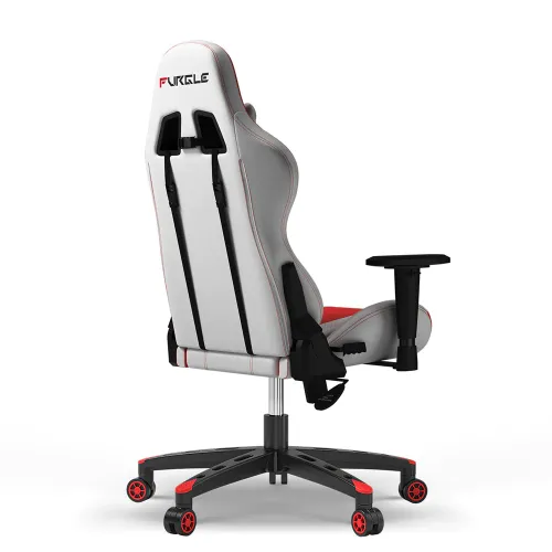 FURGLE Carry Series Racing-Style Gaming Chair White & Red