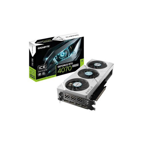 GIGABYTE GeForce RTX 4070 SUPER EAGLE OC ICE 12GB GDDR6X Graphics Card