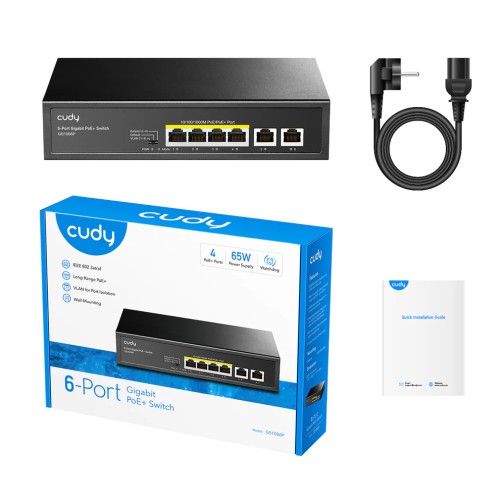 Cudy GS1006P 6 Port Desktop Switch