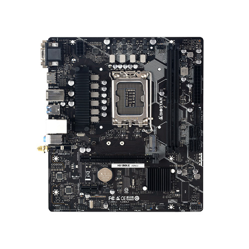 Biostar H610MX-E 12th Gen Micro ATX Motherboard