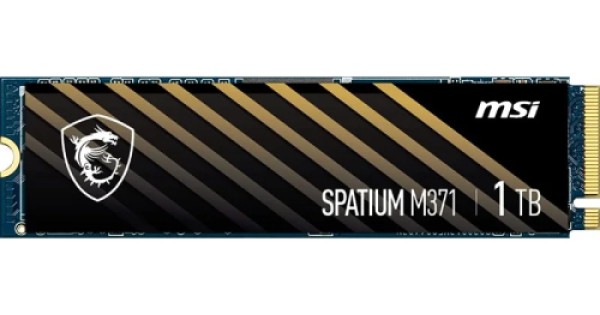 MSI SPATIUM M371 1TB SSD NVMe M.2 Gen3x4