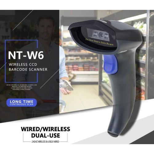 NETUM W6 2.4GHz Wireless Barcode Scanner